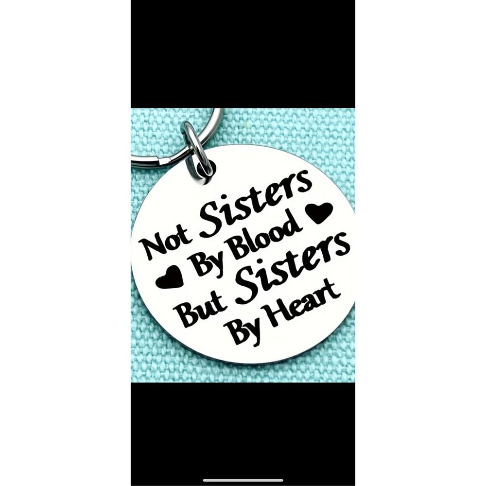 Always My Sister Forever My Friend Keychain Gift Idea